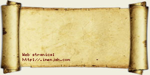 Jana Radunović vizit kartica